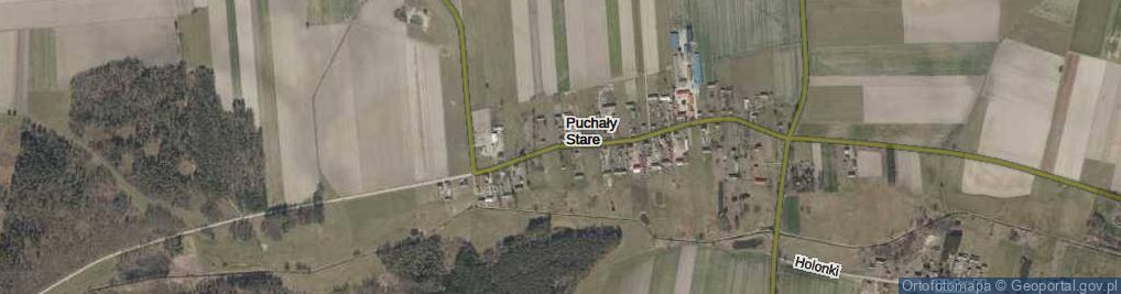 Zdjęcie satelitarne Puchały Stare ul.